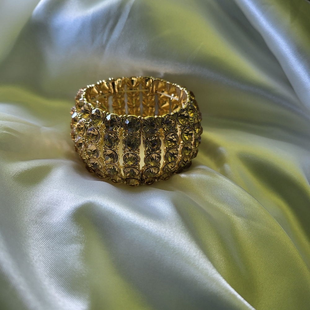 Gold Crystal Bracelet